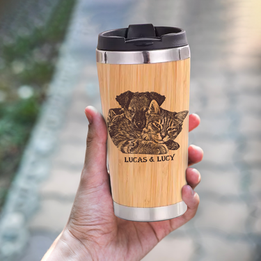 dog dad photo tumblers